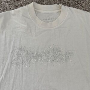 Paragon “gym brat” Crystal-Embellished Tee sz large